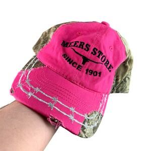 Vintage 90s Realtree Camouflage hat with Embroidered Barbed Wire